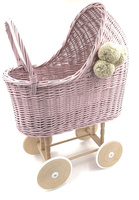 Wiklinowy wózek dla lalek SOPHIE © BABY PINK