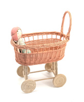 Wiklinowy wózek dla lalek MORELA