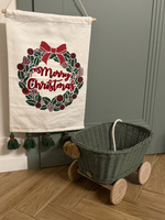 Wiklinowy wózek do ciągnięcia SAM © CHRISTMAS TREE