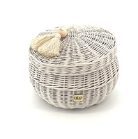 Wiklinowy kosz BUBBLE "L" © CASHMERE