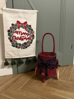 Wiklinowy wózek z rączką BUGGY - MERRY CHERRY