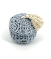 Wiklinowy kosz BUBBLE "S" © BABY BLUE