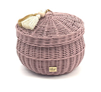 Wiklinowy kosz BUBBLE "L" © LILAC